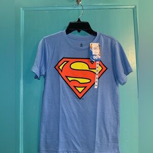 DC Blue Superman Logo Tee